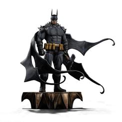 Imponente, oscura y con una presencia que domina cualquier espacio, esta figura Batman DC Comics a escala 1/10 se convierte en una pieza central pensada para quienes valoran el cine