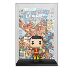 ¡Bienvenido al universo de DC Cómics! ¡Y qué mejor manera de unirse a la diversión que con esta increíble figura POP! de Shazam! Con aproximadamente 9 cm de altura, esta figura de vinilo impresiona con su diseño de portada de cómic y su atención