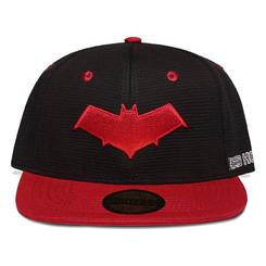 Muestra tu fuerza letal distintiva como el icónico "antihéroe" Red Hood usando nuestra gorra snapback con un logotipo bordado en 3D en el frente y un bordado blanco 