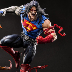 ¡Prepárate para sentir la fuerza del metal con la impresionante figura a escala 1:3 del Death Metal Superman Deluxe Version de Dark Nights: Death Metal! Prime 1 Studio se enorgullece en presentar esta pieza épica que se une a nuestra línea de Museo Master