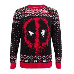 Precioso jersey de Navidad de Deadpool basado en el popular personaje de Marvel. Este simpático suéter está realizado en 100% acrílico. Pon un toque de magia a la temporada de Navidad