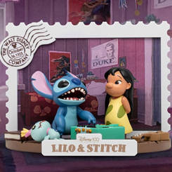 ¡Descubre la magia de los Dioramas Disney de la línea "D-Stage" en la celebración de los 100 Años de Maravillas! Presentamos el increíble diorama de PVC de Lilo & Stitch, con un tamaño aproximado de 10 cm. Cada detalle ha sido cuidadosamente diseñado para