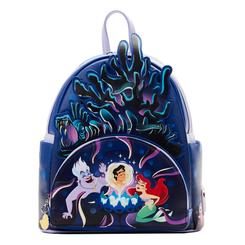 Mini Mochila The Little Mermaid Ursula Lair. Las mini mochilas de Loungefly son el accesorio necesario para darle ese toque especial a tu look de cada día. Están diseñadas con los personajes 