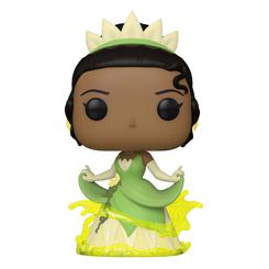 Figura de Tiana realizada en vinilo perteneciente a la línea Pop! de Funko. La figura tiene una altura aproximada de 10 cm., y está basada en Disney's 100th Anniversary. La línea de figuras POP! Vinyl 