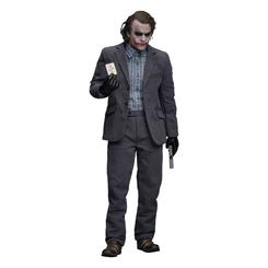 Caos meticuloso con presencia de vitrina. The Joker (Bank Robber Version) – DX a escala 1/6 (30 cm) de Hot Toys / Sideshow captura la apertura del banco en The Dark Knight con un nivel de detalle sobresaliente. 
