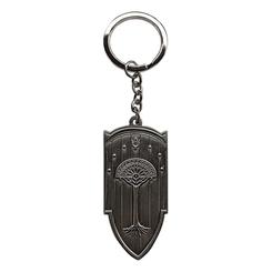 Descubre el poder de la Tierra Media con este llavero oficial del Escudo de Gondor, una pieza exclusiva de la saga "El Señor de los Anillos". Limitado a solo 5000 unidades, este llavero es un tesoro para cualquier coleccionista.