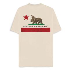 El espíritu de la New California Republic cobra vida con esta camiseta oficial de Fallout. Un símbolo de resistencia y civilización en los páramos del Yermo, esta prenda rinde homenaje a una de las facciones más emblemáticas de la saga.
