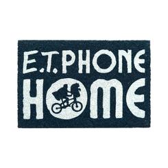 Decora tu hogar con estilo y originalidad con el felpudo E.T. PHONE HOME. Este producto está fabricado con la mejor calidad y con materiales resistentes, como la fibra de coco y una base de PVC antideslizante. 