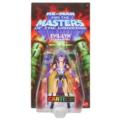 Poder arcano con sello clásico: Evil-Lyn llega a la Cartoon Collection en una figura articulada de 14 cm que respeta el diseño de la serie de los 80 y mejora la posabilidad con 16 puntos de articulación. 
