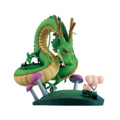 Descubre la magia del universo Dragon Ball con la Figura Ichibansho Oolong & Shenron Dragon History II de Banpresto, una pieza de 14 cm que captura el instante en que el travieso cerdito