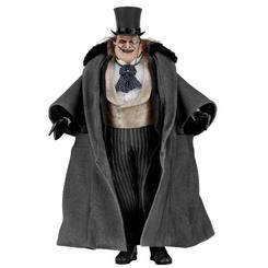 El despiadado Mayoral Penguin irrumpe en tu colección con esta impactante figura articulada de 38 cm inspirada en la interpretación magistral de Danny DeVito en Batman Returns (1992). 