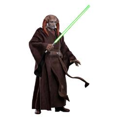 Un homenaje a la valentía Jedi cobra vida con la figura a escala 1/6 de Saesee Tiin inspirada en Star Wars: Episode III – Revenge of the Sith, que mide 31 cm de altura y presenta un esculpido de cabeza y patrones faciales ultra realistas