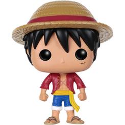 Sombrero de paja al viento y espíritu aventurero en miniatura: la Figura POP One Piece Monkey D. Luffy de 9?cm, fabricada en vinilo Funko, captura la esencia del capitán más carismático del Grand Line