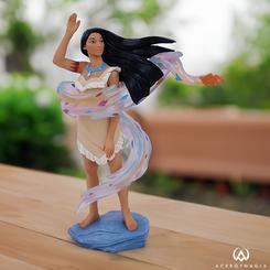 Añade un toque de magia y elegancia a tu colección con la figura de Pocahontas de la Disney Showcase Collection. Esta exquisita figura, realizada en resina, captura a la valiente y noble heroína en un detalle impresionante.