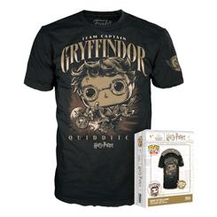 Camiseta oficial al estilo Funko Pop de Harry Potter Quidditch. La camiseta está inspirada en el famosa saga de Harry Potter. Todo un artículo de culto para los seguidores de J. K. Rowling.