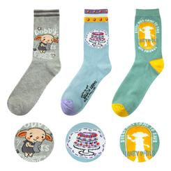 Explora el mundo mágico de Harry Potter con el pack de 3 pares de calcetines Dobby. Este conjunto es el complemento perfecto para cualquier fan de la saga, con un diseño encantador y una calidad excepcional.
