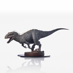 Una masa de escamas, espinas y músculo parece irrumpir directamente desde Jurassic World. La estatua 1/12 Indominus Rex Jurassic World captura al híbrido más temible de la saga sobre las ruinas del Centro de Visitantes original