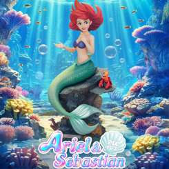 Bajo la luz iridiscente del océano, esta estatua artesanal de Ariel y Sebastian despliega una escena que transmite la magia pura de The Little Mermaid con un nivel de detalle capaz de transformar cualquier estancia en un pequeño reino marino. 