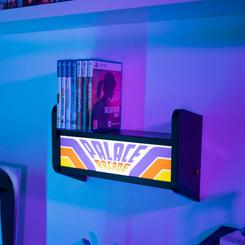 La esencia ochentera de Hawkins cobra vida con la Lámpara Arcade Stranger Things, un homenaje a los luminosos frontales de las recreativas que llenaban los pasillos de los salones de juego.
