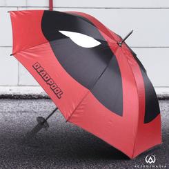 ¡Desafía la lluvia con estilo con el Paraguas Marvel Deadpool! Este paraguas con licencia oficial de Marvel no solo te mantendrá seco, sino que también añadirá un toque de audacia a tus días lluviosos. 