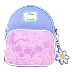 Con un aire fresco y divertido, la mini mochila Daisy & Minnie de Disney Loungefly combina tonos pastel con detalles juguetones que capturan la complicidad entre estas dos icónicas amigas. 
