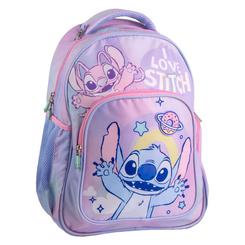 Una explosión de color y ternura acompaña cada paso con esta mochila de 42 cm de altura inspirada en Stitch, confeccionada en resistente poliéster de alta calidad que combina tacto suave y gran durabilidad. 