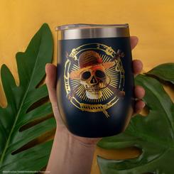 Disfruta de tus aventuras con la taza de viaje de Luffy de One Piece. Esta taza, con capacidad para 350 ml, está diseñada con alta calidad y licencia oficial, para que puedas llevar contigo el espíritu pirata dondequiera que vayas.