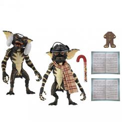 ¡Prepárate para sumergirte en la nostalgia de las festividades invernales con este set excepcional de figuras de acción de 18a cm., inspiradas en la película original de Gremlins de 1984!