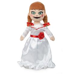 Desata el terror de la gran pantalla en tu casa con este peluche oficial de Annabelle. Este producto ha sido diseñado para capturar la esencia de la muñeca diabólica del universo de Expediente Warren.