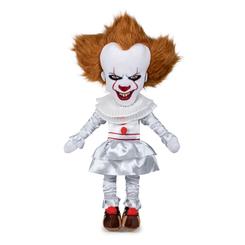 Haz que tus peores miedos cobren vida con el peluche de Pennywise. Este producto oficial está basado en el aterrador payaso de la película IT y es perfecto para los amantes del cine de terror.