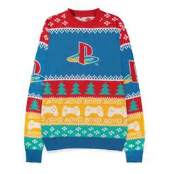 El espíritu navideño se une al mundo del gaming con este suéter oficial de PlayStation. Con un diseño inspirado en la icónica consola, esta prenda de alta calidad es perfecta para quienes quieren celebrar la temporada con estilo