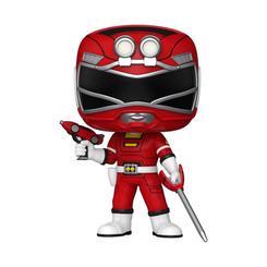 La potencia del Turbo Ranger Rojo se materializa en esta figura POP! Movies de 9 cm de alto, 7 cm de ancho y 7 cm de fondo, moldeada en vinilo de alta calidad que reproduce con precisión su casco rojo