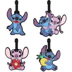 Este set de 4 etiquetas de equipaje Angel & Stitch Disney aporta energía, color y funcionalidad a cada desplazamiento, convirtiendo un accesorio práctico en una extensión del universo Disney más carismático. 