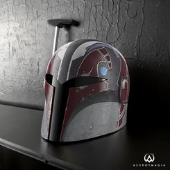 Explora la galaxia como nunca antes con la impresionante réplica 1/1 del Casco Electrónico de Sabine Wren de Star Wars: Ahsoka. Este artículo de juego de rol te sumerge en el emocionante mundo de Star Wars