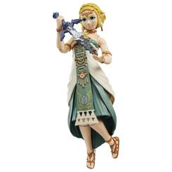 La calma de Hyrule toma forma en una silueta elegante, reconocible desde el primer vistazo. Esta figura Zelda Tears of the Kingdom representa a la princesa con una presencia serena y decidida, preparada para ocupar un lugar destacado