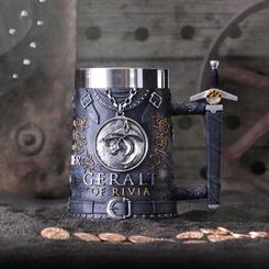 Experimenta la fuerza y la destreza del legendario Geralt de Rivia con esta espectacular jarra de cerveza inspirada en la aclamada serie de The Witcher. Forjada con acero inoxidable y resina de la más alta calidad,