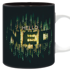 Taza Hello Neo basada en la saga de The Matrix. ¡Neo está de vuelta en servicio y debe responder a la llamada de Matrix! Síguelo con esta taza Matrix Resurrections.