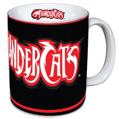 Taza oficial de Warner con el logotipo de Los ThunderCats, realizada en cerámica con una capacidad de 0,33 litros.