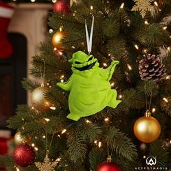 Este impresionante adorno en 3D de Oogie Boogie, el temible villano de The Nightmare Before Christmas, es la pieza ideal para quienes buscan una decoración con un toque espeluznante y festivo. 