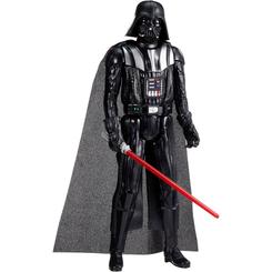 Imponente y listo para liderar tu estantería, llega Darth Vader en formato grande para brillar en juego y colección: la figura Darth Vader 30 cm de la línea Darth Vader Titan Hero 