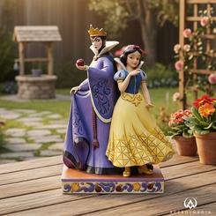 Espectacular figura de Blancanieves y la Reina Malvada basado en el clásico 'Blancanieves y los siete enanitos' de Walt Disney. Con esta figura con una altura aproximada de 21 cm., 