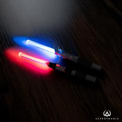 Despierta tu lado creativo con el poder de la Fuerza: el set de 2 bolígrafos sables de luz Star Wars inspirado en Luke Skywalker y Darth Vader combina estilo icónico y funcionalidad profesional 