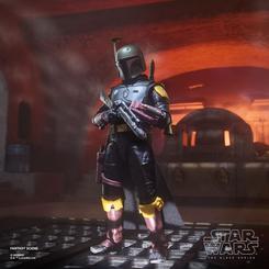 Poder cazarrecompensas en estado puro con Boba Fett de The Black Series, una figura articulada de 15 cm inspirada en El Libro de Boba Fett que luce esculpido nítido, pintura precisa 