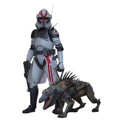 Autoridad de Coruscant en vitrina: la Star Wars: The Clone Wars – Action Figure 1/6 Sergeant Hound de 30 cm de altura captura con fidelidad de Hot Toys al sargento ARF de la Coruscant Guard