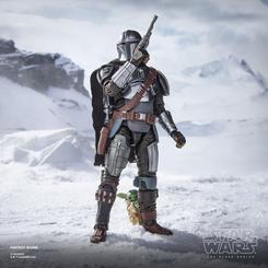 Icono instantáneo de Star Wars en formato coleccionista: la figura Star Wars Black Series The Mandalorian & Grogu 15 cm reúne en una sola pieza la estética inconfundible de Din Djarin y el carisma de Grogu 