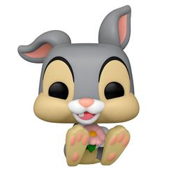 Una figura adorable que hará latir fuerte cualquier corazón nostálgico. La figura POP! Disney Classics Thumper (Tambor) de 9?cm captura a la perfección al simpático conejo de Bambi 