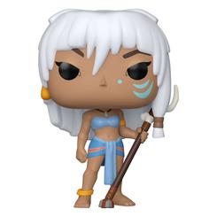 Energía atlante lista para tu vitrina: la Funko POP! Kida (Disney Atlantis: El Imperio Perdido, #1660) captura el carisma de la princesa con su cabello blanco, marcas turquesa y lanza ceremonial,
