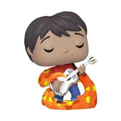 Preciosa figura Miguel w/guitar (Glow-in-the-Dark) realizada en vinilo perteneciente a la línea Pop! de Funko. La figura tiene una altura aproximada de 10 cm., y está basada en la película Coco de la factoría Disney-Pixar. 