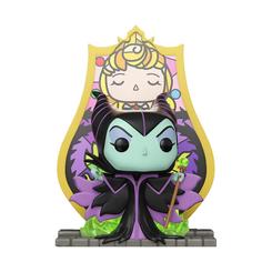 Sombra y brillo que hipnotizan: la Disney POP! Deluxe Vinyl Figure Maleficent (Glass) 9 cm convierte a Maléfica en una pieza de exhibición con presencia propia, elaborada en vinilo de calidad 