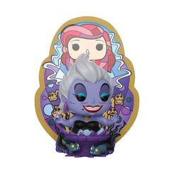 Carisma oceánico con un toque de malicia: la Disney POP! Deluxe Vinyl Figura Ursula (Glass) 9 cm convierte a la bruja del mar en una pieza de vitrina con presencia propia, elaborada en vinilo de la línea POP!